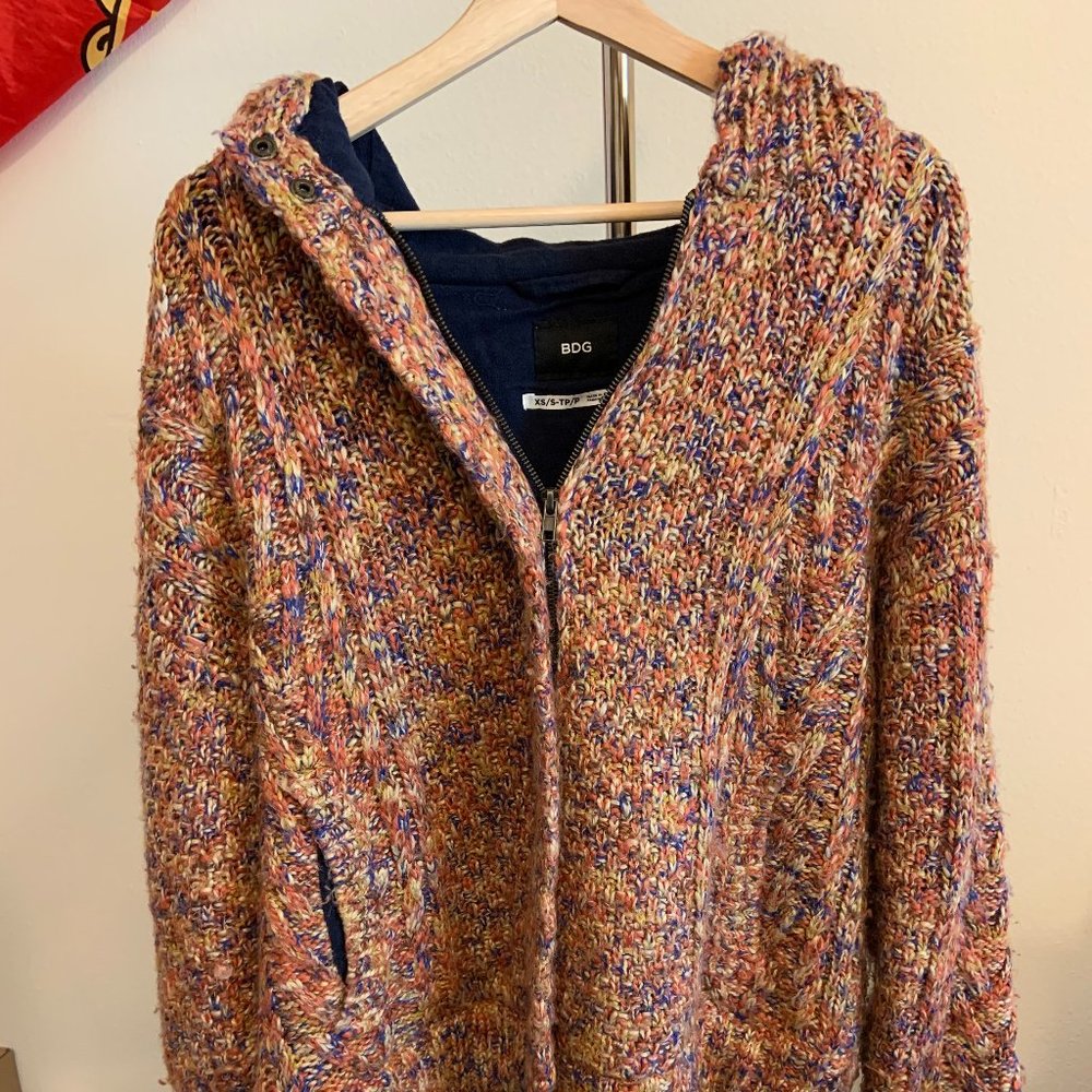 Urban Outfitters - BDG Hooded Sweater Coat